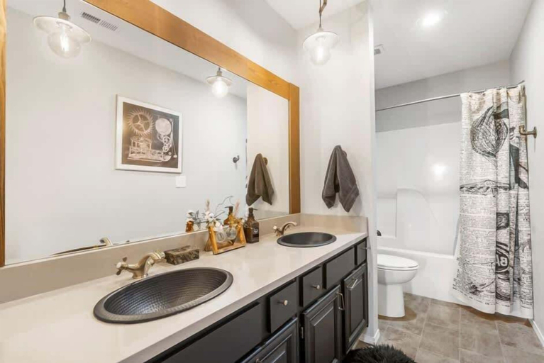 Bathroom 3, Time Traveler Suite - Private Balcony, Stone