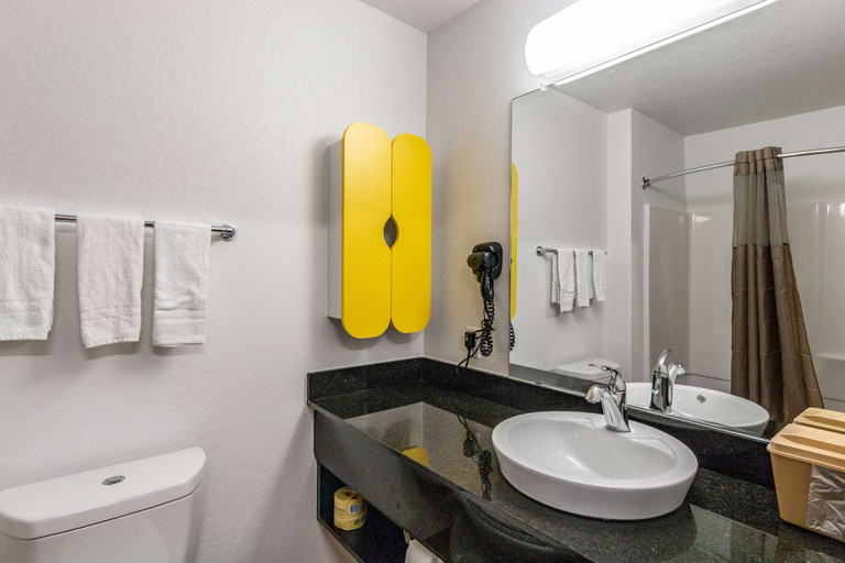 Bathroom 3, Studio 6 San Marcos, TX, Hays