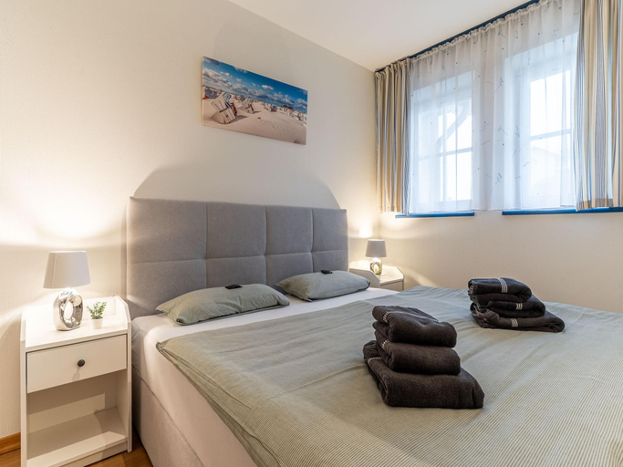Bedroom, Apartment in St.Peter-Ording mit Terrasse, Nordfriesland