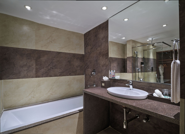 Bathroom 5, Hotel Swosti Premium, Khordha
