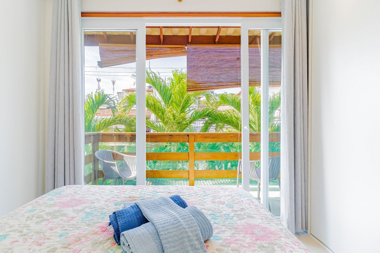 Bedroom 3, PF49 Apto Aconchegante a 200m do Mar, Mata de São João