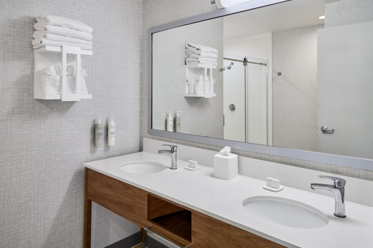Bathroom 4, Hampton Inn Kansas City The Legends, Kansas City