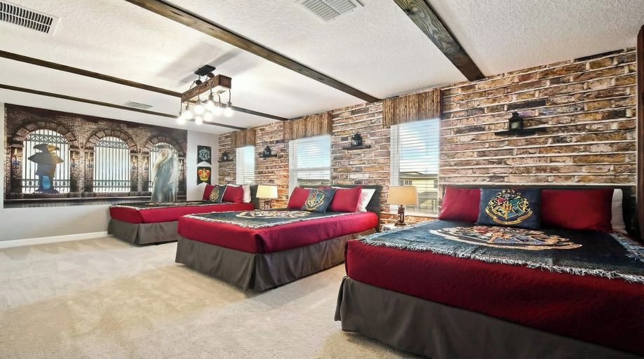 Bedroom 2, Storey Lake 10br Home Pool/spa/game Room,greenview, Osceola