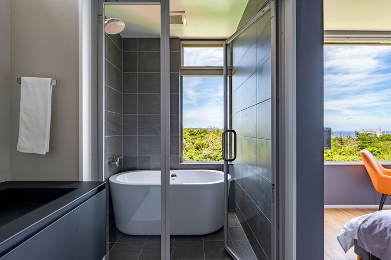 Bathroom 3, Luxury Hillside Villa with Sea Views, Onna