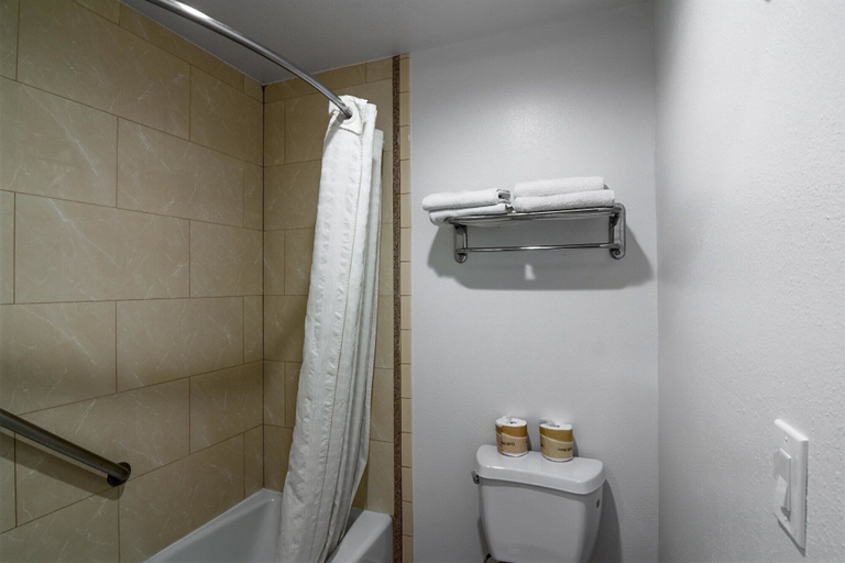 Bathroom 5, Motel 6 Norwalk, CA, Los Angeles