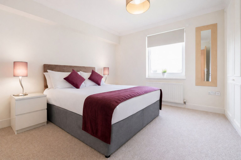 Bedroom 3, Roomspace Apartments -Cascades Court, London