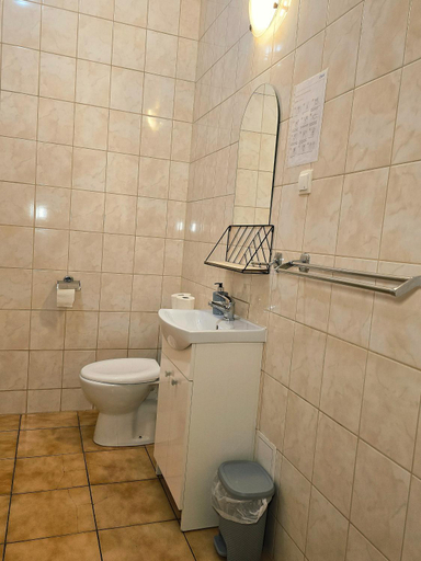 Bathroom 3, Pokoje goscinne Slowianska Slonsk (restauracja), Sulęcin