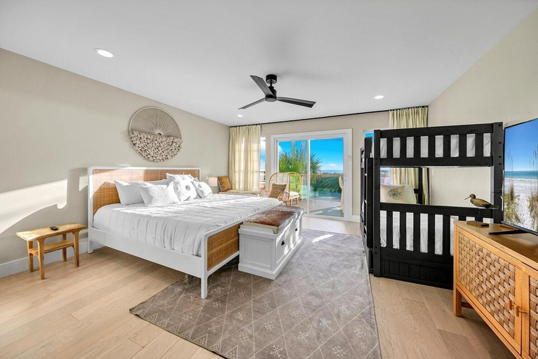 Bedroom 3, Modern Beach Bungalow, Bay