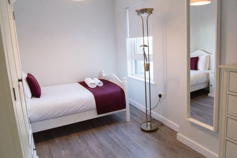Bedroom 3, Roomspace Apartments -Vertex House, London