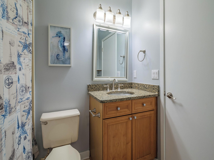 Bathroom, Hibiscus 101-D by Distinctive Beach Rentals, Saint Johns