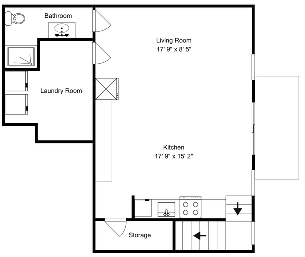 Bedroom 1, Water's Edge by Taylor Made Deep Creek, Garrett