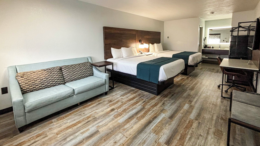 Bedroom 3, Studio 6 Suites – Richland, MS / Jackson, Rankin