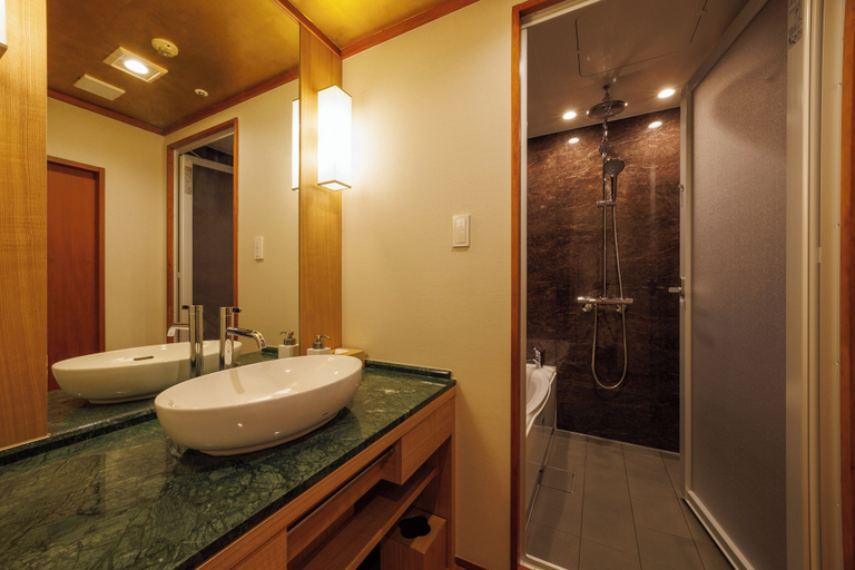 Bathroom 3, Hotel Gyokusen, Matsue