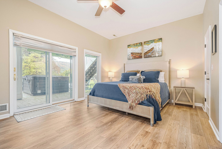 Bedroom 3, Ski to Shore Chalet by Taylor Made Deep Creek, Garrett