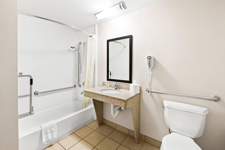 Bathroom 4, Quality Inn Dayton Airport, Montgomery