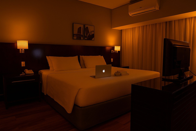 Bedroom 4, Elegance Suítes Berrini, São Paulo