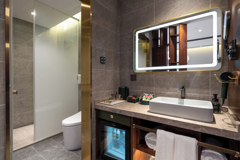 Bathroom 4, Nostalgia S Hotel (Beijing Xidan Financial Street Branch), Beijing
