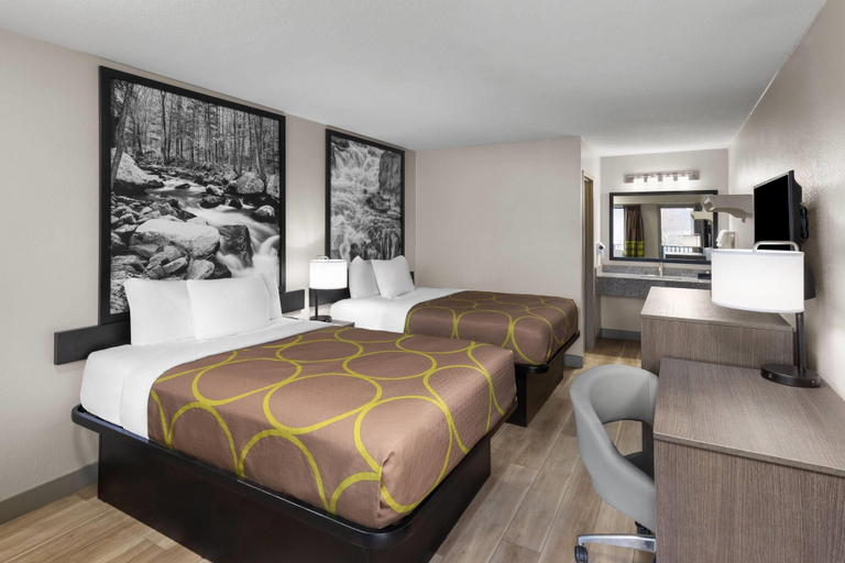 Bedroom 3, Super 8 By Wyndham Charleston WV, Kanawha