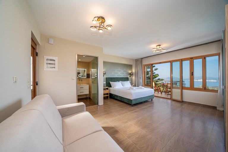 Bedroom 3, Panoramic Sunset, Ionian Islands