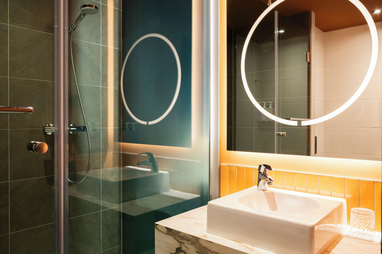 Bathroom 5, TRIBE Hotel Den Haag Centraal, The Hague