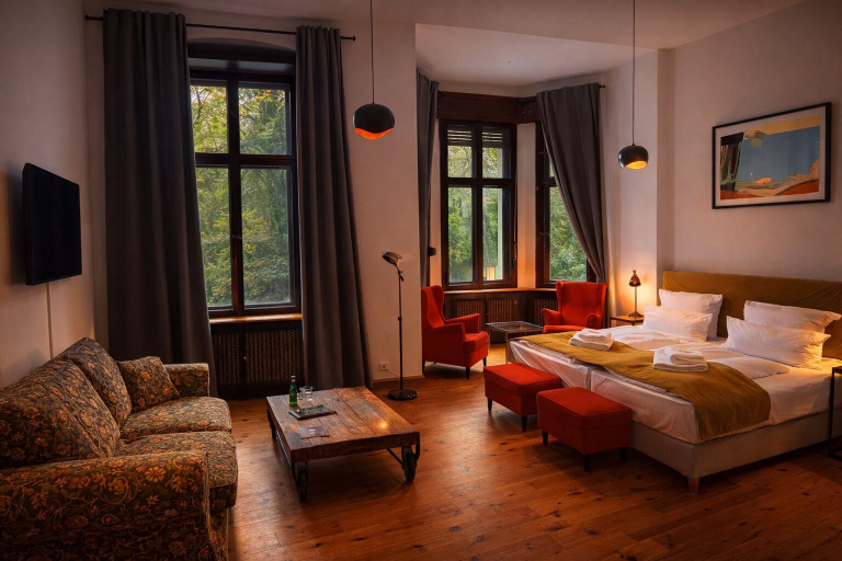 Bedroom 3, Hotel Schloss Reichenow, Märkisch-Oderland