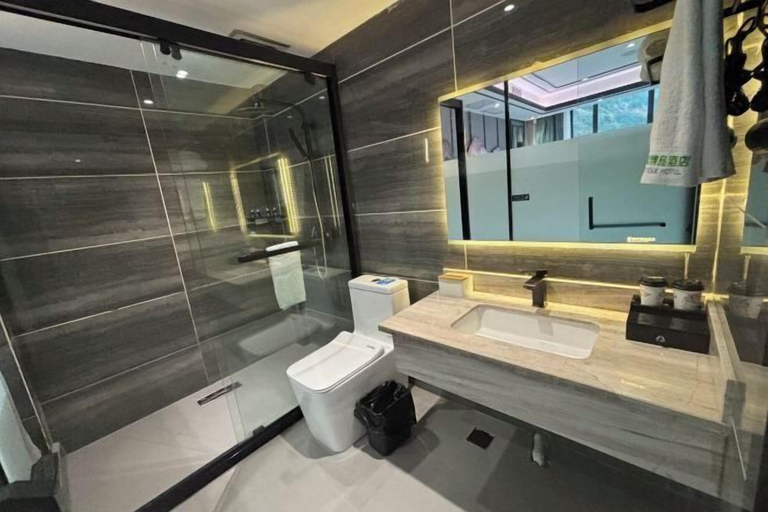 Bathroom 4, Jingyi Boutique Hotel, Ya'an