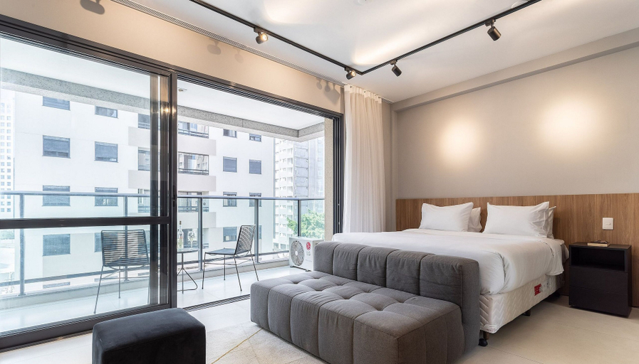 Bedroom 3, Upper Itaim by Viva - Prédio completo com piscina no Itaim Bibi próximo a Faria Lima, São Paulo