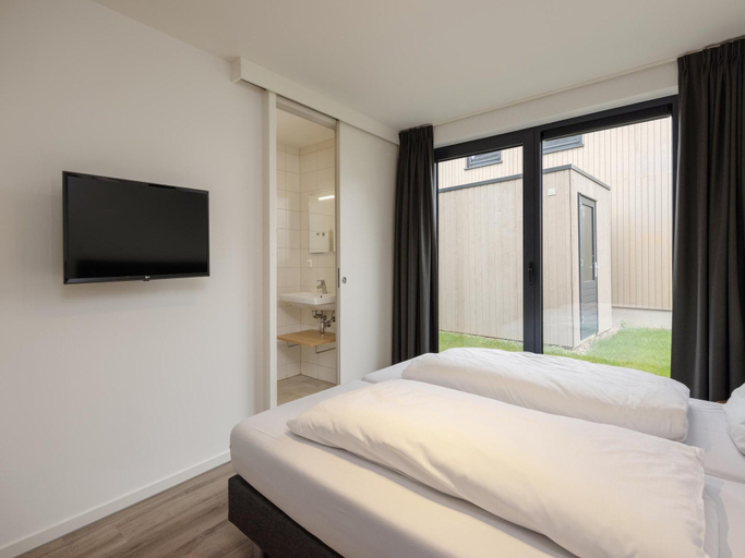 Bedroom 2, Villa by Lake Veere with Modern Amenities, Goes