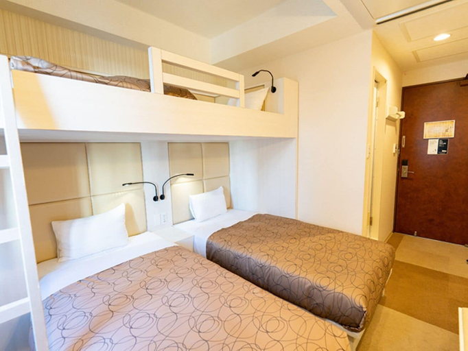 Bedroom 2, Hotel Relief Sapporo Susukino, Sapporo