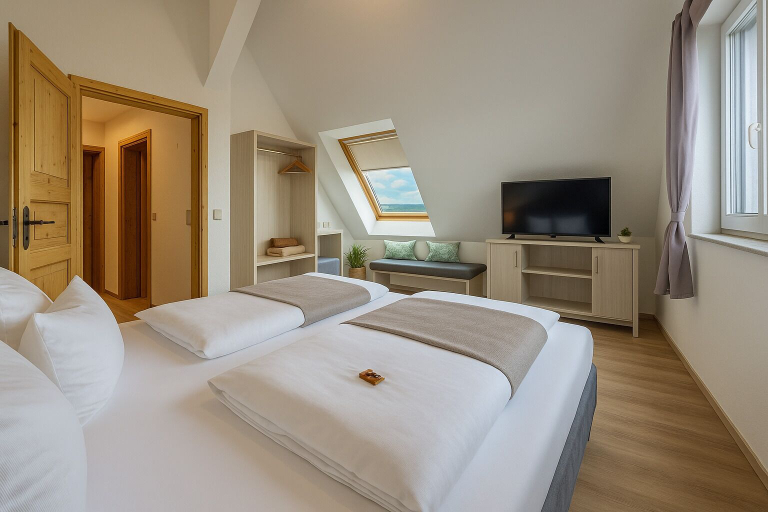 Bedroom 4, Hotel Daucher, Nürnberg