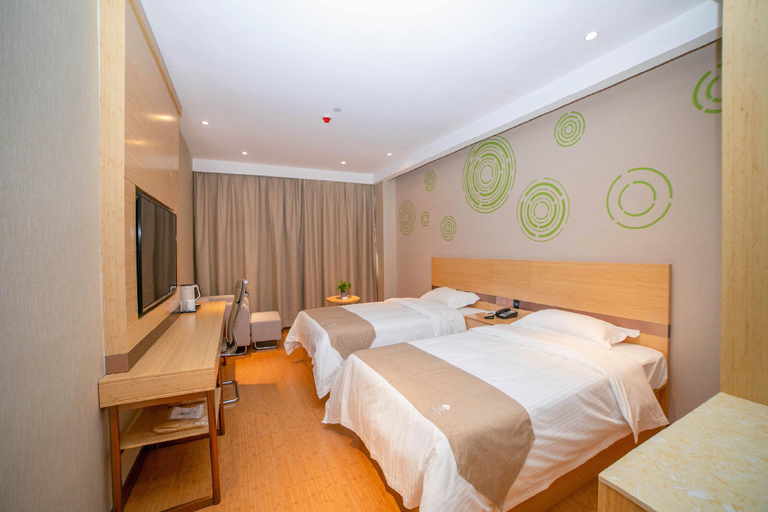 Bedroom 2, GreenTree Inn Yiyang North Bus Station , Yiyang