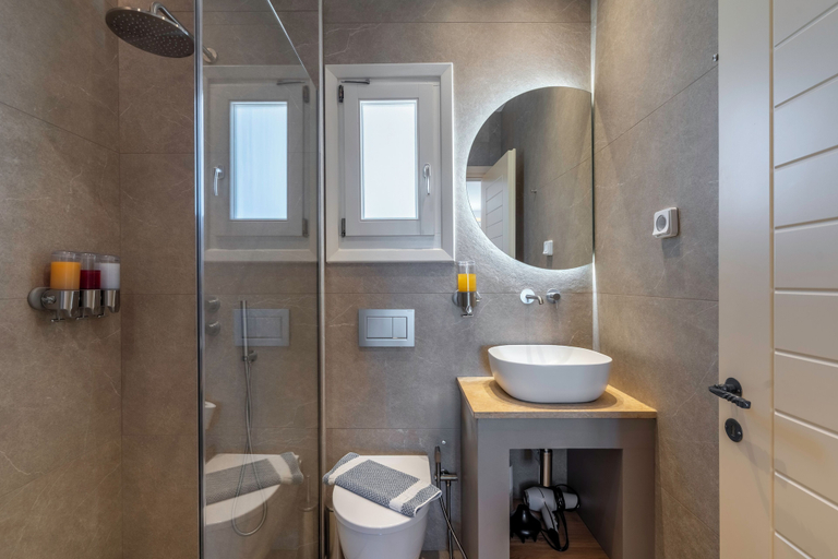 Bathroom 4, Aeolos Hotel, South Aegean