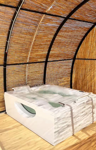 Bedroom 2, Sunset domes private camp, Biddiya