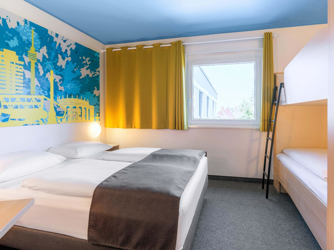 Bedroom 2, B&B Hotel Stuttgart-City, Stuttgart