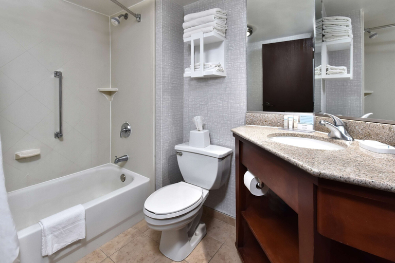 Bathroom 4, Hampton Inn Princeton, Mercer