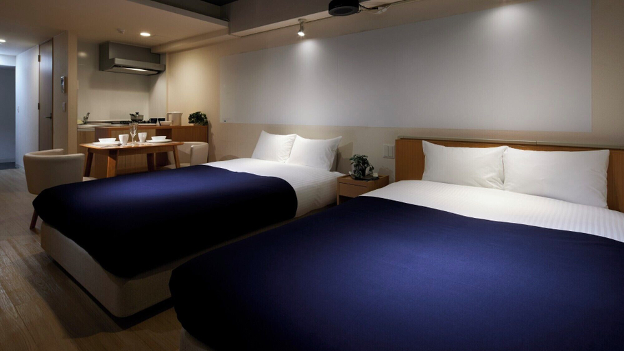 Bedroom 3, Minn Shin-Osaka, Osaka