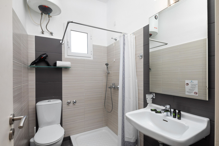 Bathroom 4, Bella Vista Beach Hotel and Studios, Ionian Islands