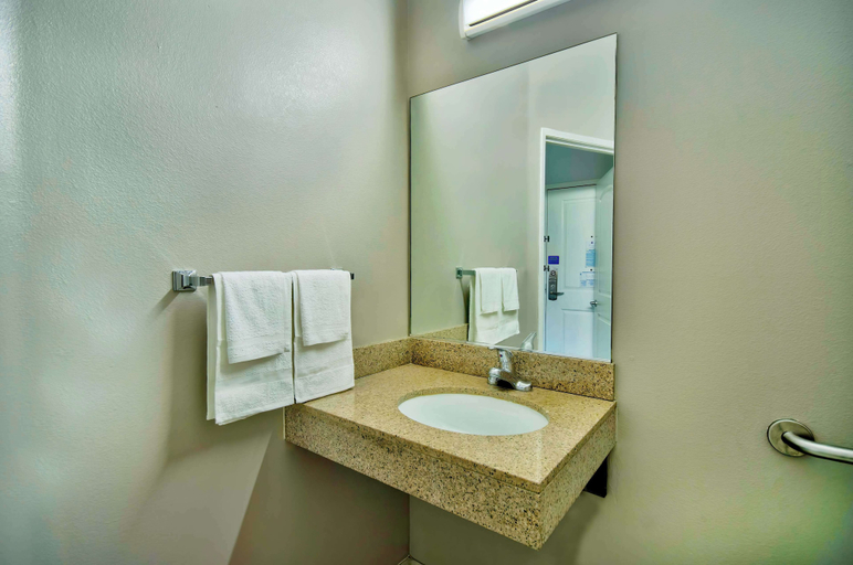 Bathroom 5, Studio 6 Bakersfield, CA, Kern