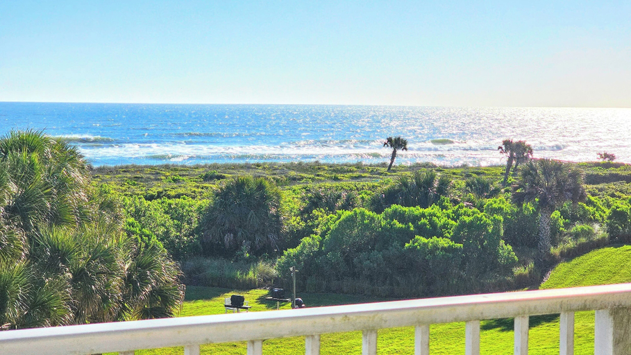 View from room 5, Blue Horizon at Surf Club - Ocean Views 3rd Floor Corner Wraparound Balcony!, Flagler