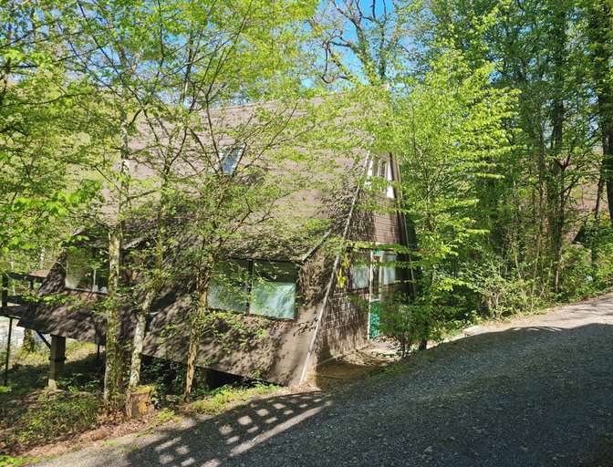 View from property, Serene Vacation Chalet in Durbuy, Luxembourg