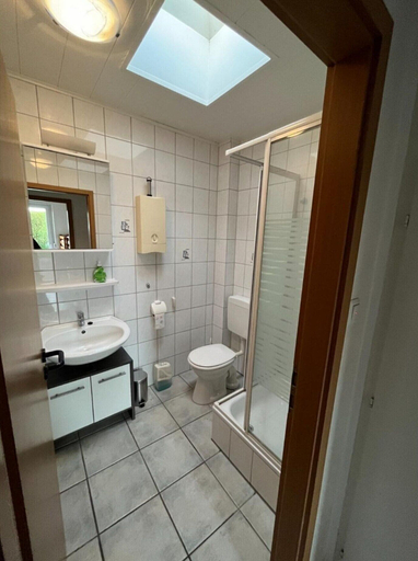 Bathroom 1, Bungalow in Strandnaehe, Dornumersiel, Aurich