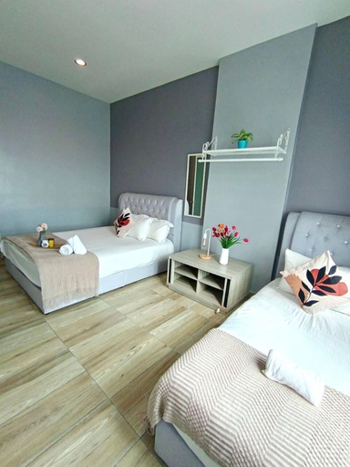 Bedroom 2, Octagon Premium Ipoh Town Homestay, Kinta