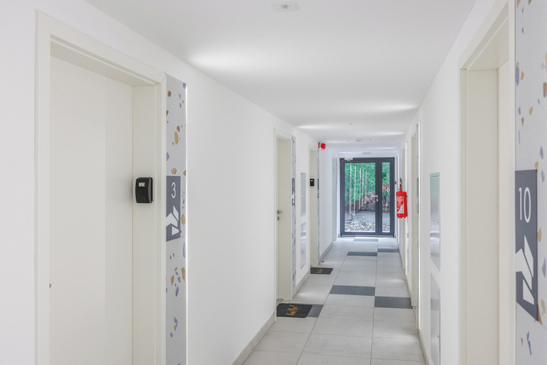 Interior entrance