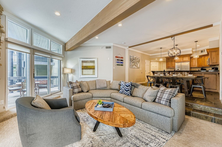 Living area 3, 12 C Powder Run 2 Bedroom Condo by RedAwning, Summit