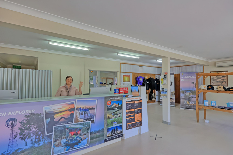 Reception, Longreach Tourist Park, Longreach