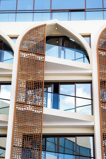 Exterior detail, Golden Tulip Muscat The Village, Seeb