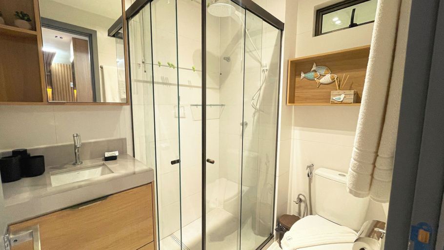 Bathroom 4, JARDINS ALMARE APART HOTEL, João Pessoa