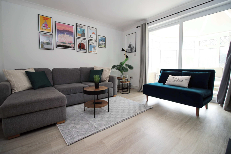 Room 3, Stylish 3 Bed Home In Bath - Private Parking Wifi, Bath and North East Somerset