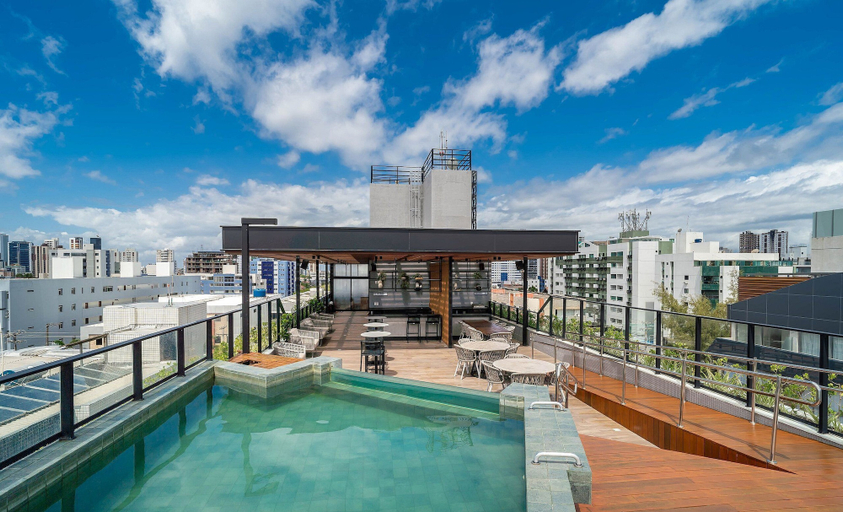 Pool, Oceanfront Studio in Building w/ Pool Bre0116, João Pessoa