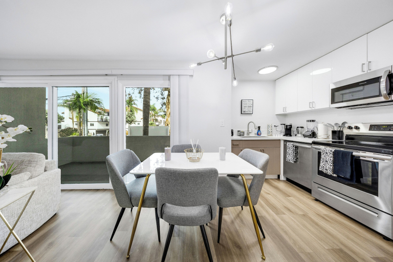 In-room dining 3, Oneluxstay Near Redondo Beach, Los Angeles